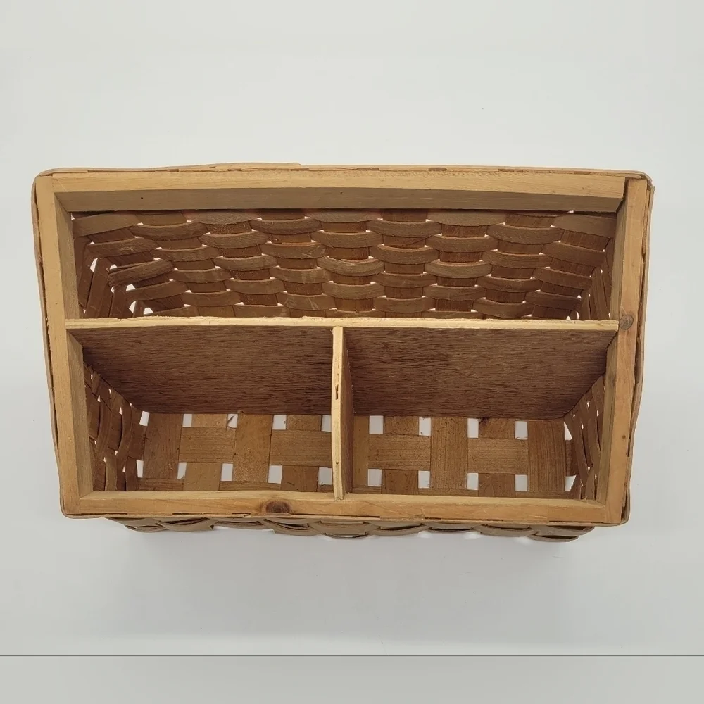 Woodchip Pen Letter Magazine Remote Basket​​​